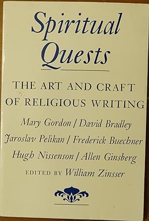 Spiritual Quests: The Art and Craft of Religious Writing