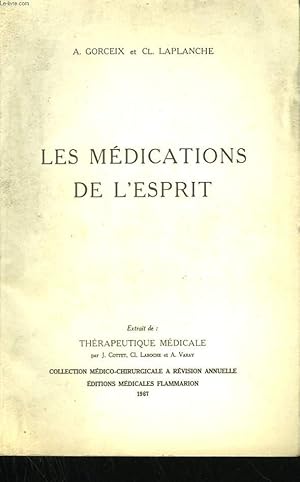 Seller image for LES MEDICATIONS DE L'ESPRIT. for sale by Le-Livre