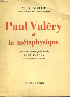 Bild des Verkufers fr PAUL VALERY ET LA METAPHYSIQUE. zum Verkauf von Le-Livre