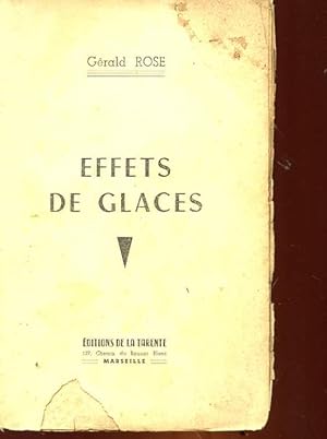 Bild des Verkufers fr EFFETS DE GLACES zum Verkauf von Le-Livre