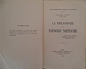 Les doctrines de guerre en Allemagne, La philosophie de Frédéric Nietzsche,