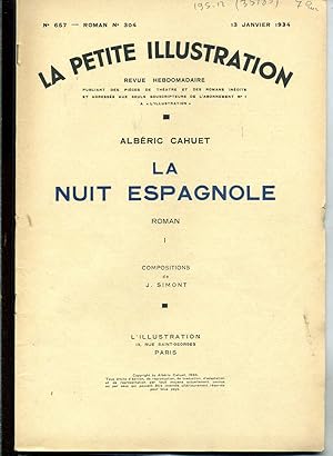 Bild des Verkufers fr LA NUIT ESPAGNOLE. Compositions de J. Simont zum Verkauf von Librairie CLERC