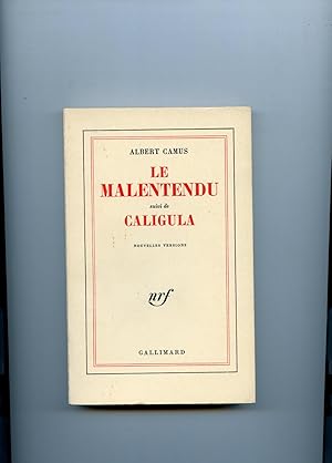 Image du vendeur pour LE MALENTENDU suivi de CALIGULA . Nouvelles versions. mis en vente par Librairie CLERC