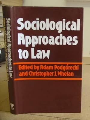 Bild des Verkufers fr Sociological Approaches To Law zum Verkauf von Eastleach Books