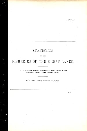 Imagen del vendedor de STATISTICS OF THE FISHERIES OF THE GREAT LAKES. a la venta por Legacy Books