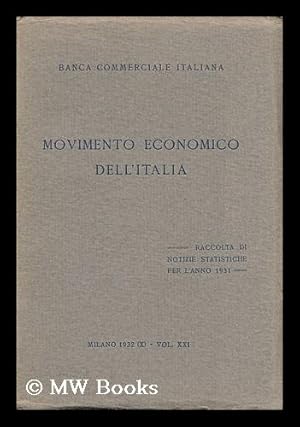 Immagine del venditore per Movimento Economico Dell'italia venduto da MW Books Ltd.