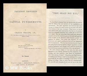 Seller image for Vacation Thoughts on Capital Punishments for sale by MW Books Ltd.