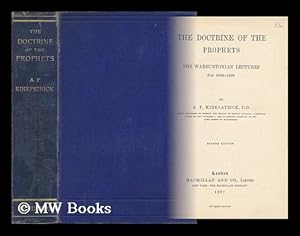 Seller image for The Doctrine of the Prophets. the Warburtonian Lectures for 1886-1890 for sale by MW Books Ltd.