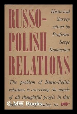 Imagen del vendedor de Russo-Polish Relations : an Historical Survey a la venta por MW Books