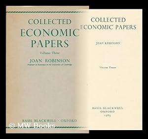 Bild des Verkufers fr Collected Economic Papers [Of] Joan Robinson. Vol.3 zum Verkauf von MW Books