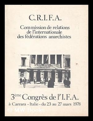 Seller image for Troisieme Congres De L'I. F. A. , a Carrara -Italie- Du 23 Au 27 Mars 1978 for sale by MW Books