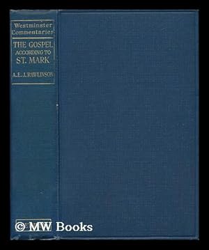 Seller image for St Mark : with Introduction, Commentary and Additional Notes - [Bible. English. 1931] for sale by MW Books