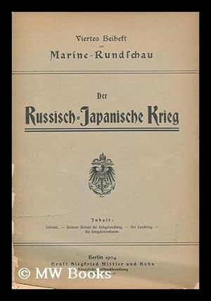 Seller image for Der Russisch-Japanische Krieg for sale by MW Books