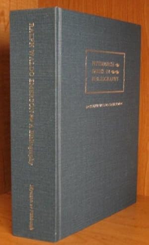 Ralph Waldo Emerson. A Descriptive Bibliography. [Pittsburgh Series in Bibliography]