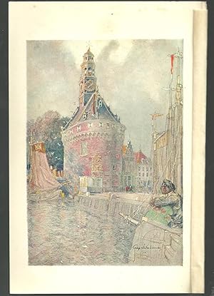 Bild des Verkufers fr Hoorn - The Old Tower, Color Plate zum Verkauf von Legacy Books II