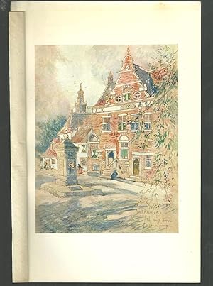 Image du vendeur pour Enkhuizen - The Weigh House, Color Illustration mis en vente par Legacy Books II