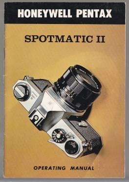 Honeywell Pentax Spotmatic II Operating Manual