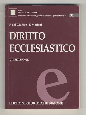 Diritto ecclesiastico. VII edizione.