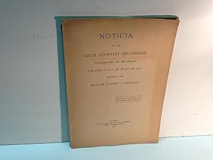 Imagen del vendedor de NOTICIA DE LAS DEUX JOURNEES ESPAGNOLES CELEBRADAS EN BRUSELAS LLANOS Y TORRIGLIA FELIX DE 1924 a la venta por LIBRERIA ANTICUARIA SANZ