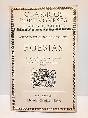 Bild des Verkufers fr Poesias / Selecao, prefcio, concatenaao e notas de Joao de Almeida Lucas zum Verkauf von Librera Miguel Miranda