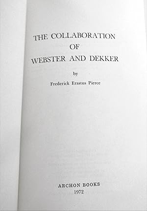 Seller image for The Collaboration of Webster and Dekker for sale by Moneyblows Books & Music