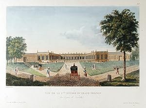 Bild des Verkufers fr Vue de la 2me Entre du Grand Trianon zum Verkauf von Donald A. Heald Rare Books (ABAA)