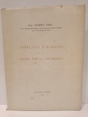 Imagen del vendedor de Aspectos jurdicos de la lucha por la Antrtida a la venta por Librera Miguel Miranda