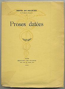 Image du vendeur pour Proses dates mis en vente par Abraxas-libris