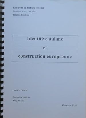 Identité Catalane et construction européenne