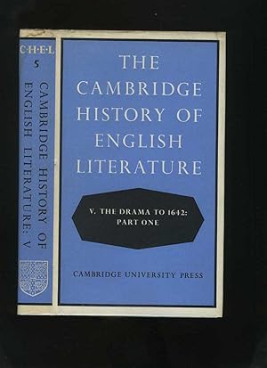 Image du vendeur pour The Cambridge History of English Literature: Volume V. The Drama to 1642 Part One mis en vente par Roger Lucas Booksellers