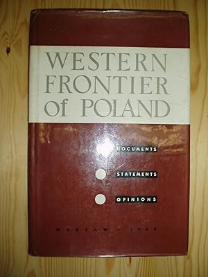 Seller image for Western Frontier of Poland : Documents, Statements, Opinions for sale by Expatriate Bookshop of Denmark