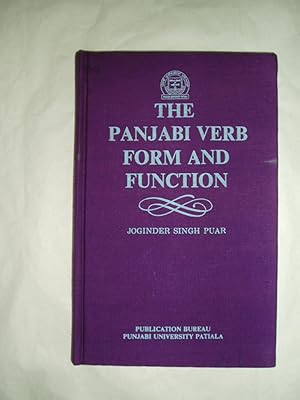 Seller image for The Panjabi Verb : Form and Function for sale by Expatriate Bookshop of Denmark