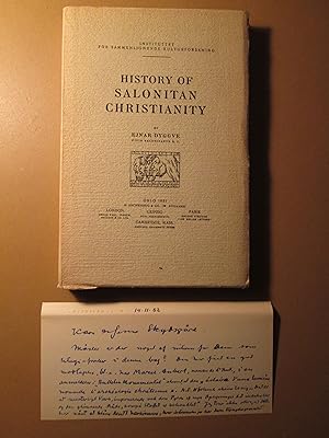 Seller image for History of Salonitan Christianity for sale by Expatriate Bookshop of Denmark