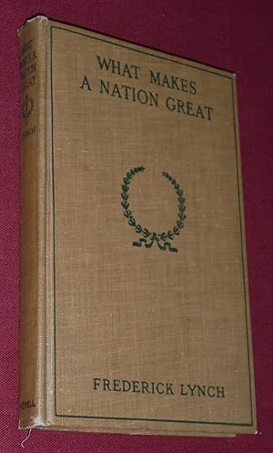 Image du vendeur pour What Makes a Nation Great mis en vente par Pensees Bookshop