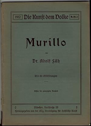 Seller image for Murillo : von Adolf Fh. Die Kunst dem Volke Nr. 10/11 for sale by Antiquariat Peda