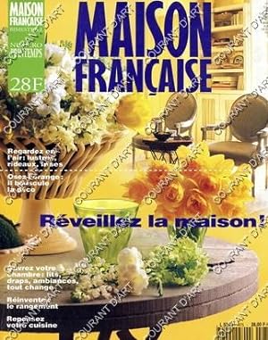 MAISON FRANCAISE. PRINTEMPS 1995. N°475. LUSTRES. RIDEAUX. FRISES. OSEZ L'ORANGE. LITS. DRAPS. AM...