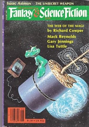 Seller image for The Magazine of Fantasy and Science Fiction June 1980 - Bug House, Hell's Fire, The One Over, Finger of Fate, And Then We Went To Venus, The Recycling of Ardella Rudneff, The Web of the Magi, The Unsecret Weapon, + for sale by Nessa Books