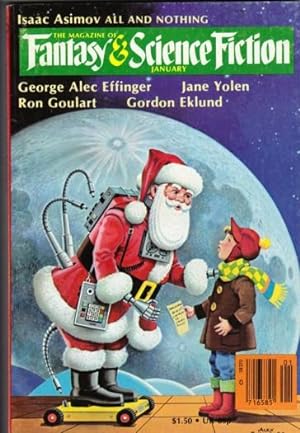 Immagine del venditore per The Magazine of Fantasy and Science Fiction January 1981 - Batteries Not Included, The Beasts of Love, Breakaway, Red Skins, Santa Claws, The River Maid, Rosfo Gate, The Seven Deadly Sessions, Walk the Ice, All and Nothing, + venduto da Nessa Books