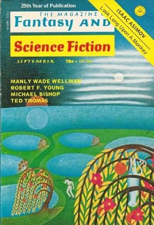 Imagen del vendedor de The Magazine of Fantasy and Science Fiction September 1974, Goodman's Place, Elephants Sometimes Forget, Cathadonian Odyssey, The Rest is Silence, Spacetrack, Twilla, The Rescuers, Look Long Upon a Monkey, + a la venta por Nessa Books