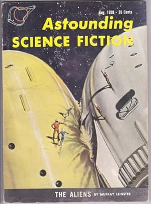Seller image for Astounding Science Fiction August 1959 - The Aliens, The Outsiders, Day of Succession, Familiar Pattern, Space for Madness, Dead Giveway, A Matter of Proportion,+ for sale by Nessa Books