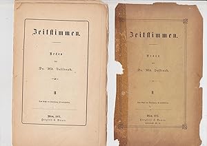 Seller image for Zeitstimmen: Reden Von Dr. Hd. Jellinek for sale by Meir Turner