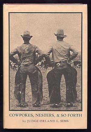 Imagen del vendedor de Cowpokes, Nesters & so Forth. a la venta por Quinn & Davis Booksellers