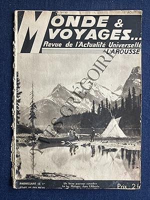 MONDE & VOYAGES-N°40-15 AOUT 1932