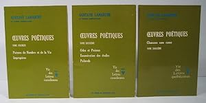 Oeuvres poétiques. 3 Volumes