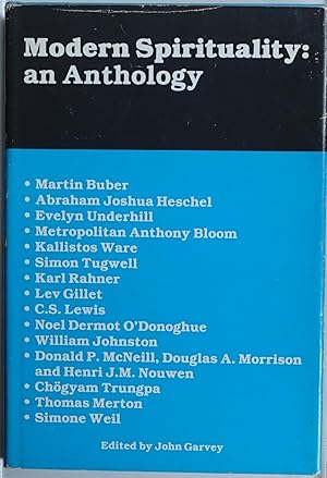 Modern Spirituality: An Anthology