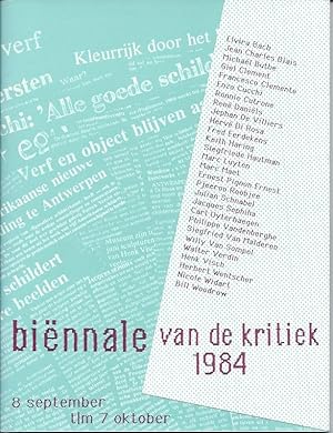 Seller image for Binnale Van De Kritiek 1984 for sale by The land of Nod - art & books