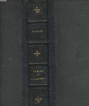 Imagen del vendedor de TABLES DE LOGARITHMES A 7 DECIMALES POUR LES NOMBRES DEPUIS 1 JUSQU'A 108000 ET POUR LES FONCTIONS TRIGONOMETRIQUES DE 10 EN 10 SECONDES a la venta por Le-Livre