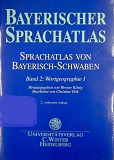 Imagen del vendedor de Bayerischer Sprachatlas: Wortgeographie I: Der menschliche Krper. Krperliche und seelische usserungen. Die menschliche Gemeinschaft. Kleidung: Bd 2 a la venta por primatexxt Buchversand