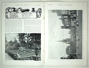Original Issue of Country Life Magazine Dated November 12th 1898, with a Main Feature on Ashridge...