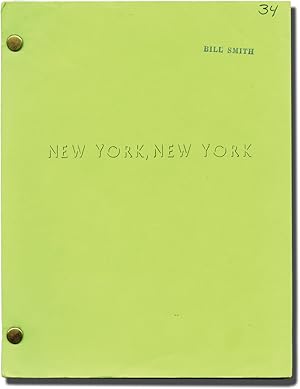 Bild des Verkufers fr New York, New York (Original screenplay for the 1977 film) zum Verkauf von Royal Books, Inc., ABAA